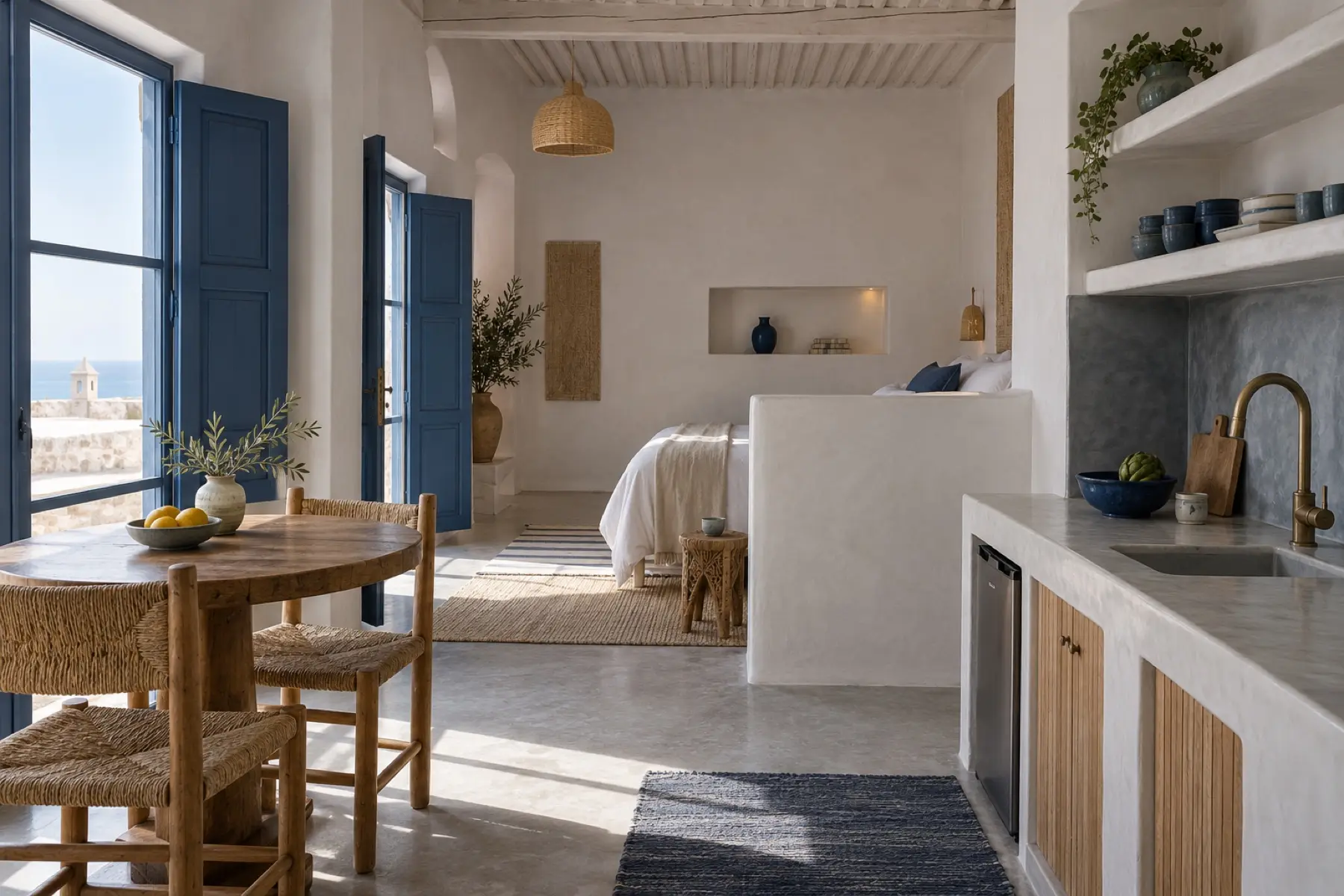 Chergui Studio: A studio with a kitchenette, made for longer stays.